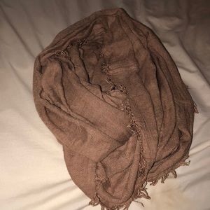 Large Brown Infinity Scarf